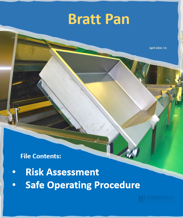 Bratt Pan/ Tilting Pan - Risk Assessment